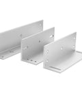 Z and L brackets for Beefy Heavy Duty Magnetic Lock 500KG 1200LBS With Z And L Brackets 12V Fail Safe Electromagnet For Single Door Access Control System Stainless Steel Build Ultra Strong Holding Force NC Mode