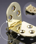 Six Piece Set Folding Hinges for Dining Tables and Flaps Hidden Invisible Zinc Alloy Hinge System