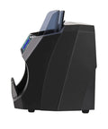 Beast Mode Cash Counting Machine With Crisp Lcd Display And Legit Anti Counterfeit Tech For Euro Gbp And Global Bills side view showing design and display.