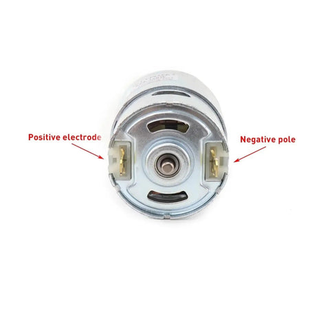 775 795 895 Spindle Motor Upgrade For Lawn Mowers And DIY Projects, 3000-12000 RPM, 24V 150W Brush DC Motor terminals view
