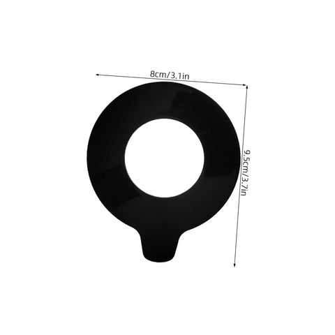 Heavy Duty Rubber Washer Kit Two Piece For Excavator Swing Bearing Shims Beefed Up Durable Sealing Discs Digger Joint Gaskets Construction Vehicle Bushing Vibration Reduction And Easy Quick Installation, black rubber washer 8cm x 9.5cm