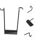 Heavy Duty Stainless Steel Torsion Spring Set For Trash Can Lid Replacement Auto Return Flip Mechanism Upgrade Repair Kit For Home And Industrial Use Sturdy Small Metal Springs, black coil spring set