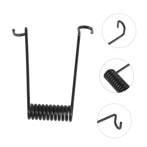 Heavy Duty Stainless Steel Torsion Spring Set For Trash Can Lid Replacement Auto Return Flip Mechanism Upgrade Repair Kit For Home And Industrial Use Sturdy Small Metal Springs, black coil spring set