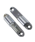 2 Pack Hidden Zinc Alloy Door Hinges 60mm Length For Kitchen Cabinet Doors Corner Hinges Furniture Hardware