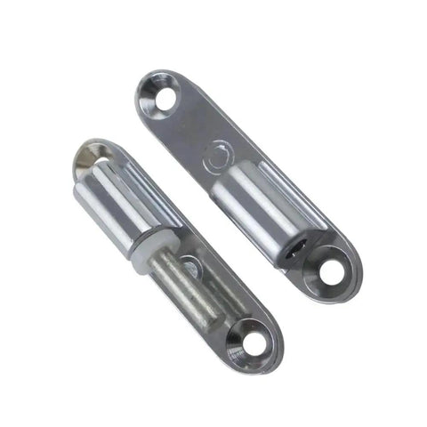 2 Pack Hidden Zinc Alloy Door Hinges 60mm Length For Kitchen Cabinet Doors Corner Hinges Furniture Hardware