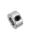 Nickel-plated 15 Piece Set Screw Collars, 5.05mm Bore, 10mm Outside Diameter, 5mm Thick, Drill Stop Collar.