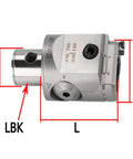 Shop Grade Adjustable Cnc Boring Head compatible with SDJ and EWN models with labeled dimensions for precision milling.