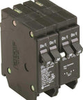 Close-up of Quad Circuit Breaker Combo 40 Amp Two Pole Plus Two 20 Amp One Pole With Common Trip Perfect For BR Load Centers