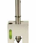 Heavy Duty Pipe Hole Punch Device For Copper Steel And Pvc Ranging From One To Ten Inches showing solid aluminum mount with level