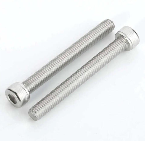 50 Piece Socket Head Cap Screw Set M6 X 20mm, 25mm, 30mm, 35mm, 40mm Stainless Steel 304 Bright Finish Hex Drive Allen Socket Screws
