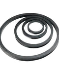 Rock Solid NBR Rubber Cuff O Ring Seal Set Ten Pack, featuring various sizes of rubber seals stacked together.