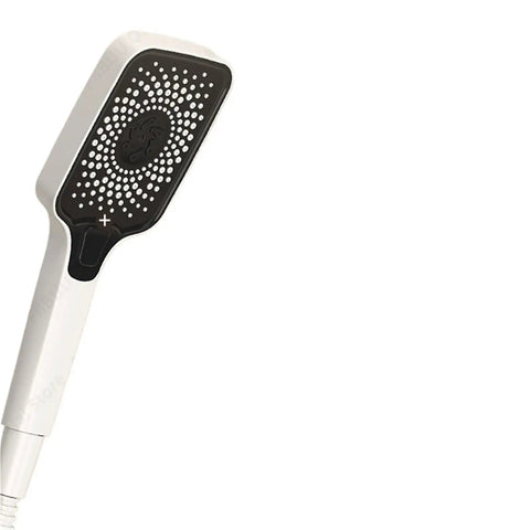 Heavy Hitter Adjustable Shower Set With Expansive Waterfall Head, multi-setting shower head with sleek design.