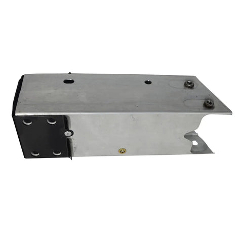 Tough Custom Fit Right Front Bumper Reinforcement Rail Extension Crush Can Bracket for Tesla Model 3, steel, side view.