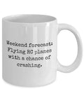 Remote Control Plane Coffee Mug Gift For RC Enthusiasts And Plane Pilots, Hilarious RC Aircraft Present, Dishwasher And Microwave Safe