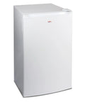Hella Compact 3.1 Cubic Feet White Upright Freezer With Three Wire Baskets garage ready design, ideal for small spaces.