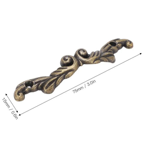 Dope Retro Bronze Zinc Alloy Drawer Pulls Set 20 Pcs 3 Inch Hardware Kit With Screws For Wooden Boxes Jewelry Cases And Cabinets