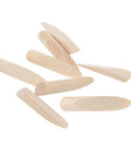100 Pack Solid PinePocket Hole Plugs For Pocket Hole Jig And Woodworking Projects, 3/8 Inch Diameter, 1.78 Inch Length, loose on white background
