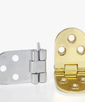 4 Pack Small Folding Table Hinges 180 Degree Zinc Alloy, Rust Resistant Gold Hardware, silver and gold hinges for cabinets
