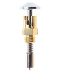 Premium Adjustable Multi Gear Motorcycle Carburetor Choke Plunger With Hand Pull Throttle Screw For Quick Strike Ignition and Smooth Grease Monkey Style Tuning Upgrades, featuring metal shaft and mushroom head.