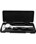 0-150 mm Dial Caliper With 0.02 mm Precision, Stainless Steel Vernier Caliper Built Tough For Pros in black case