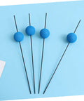 Blue Helicopter Training Gear Kit Set Super Easy Install Helps Prevent Ground Damage for Beginners and Experts, rods with balls