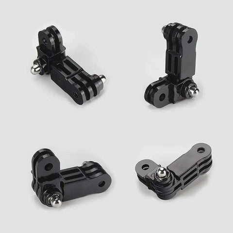 Adjustable 3 Way Pivot Arm Mount With Long And Short Straight Joints For GoPro Hero 13 To 1 And AKASO Campark Action Cameras