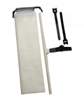 Golf Swing Trainer With Carrying Bag And T-Shaped Putting Practice Aid For Posture Correction And Swing Plane Improvement 14.96 X 3.74 Inch Milky For All Golfers Looking To Tighten Posture And Consistency In Their Swing, shown with bag and parts