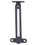 Retro Iron Cabinet Door Hinge With Spring Support For Furniture Bookcase And Wardrobe Comes With Screws shown vertically
