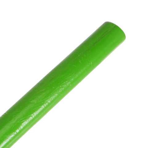 Close-up of green non-slip rubber grip on Single Head Sharp Hoe With 16 Inch Wooden Handle Forged Steel Garden Hoe For Weeding Digging