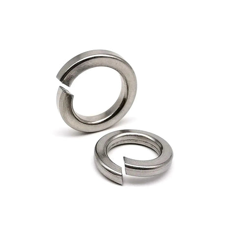 304 Stainless Steel Spring Lock Washers With Elastic Gasket Ring Silver Finish Tough As Nails For Automotive And Machinery Projects