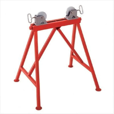 Tough As Nails Conveyor High Pipe Stand Featuring Quick Adjustments From 29 To 44 Inches For Gripping Up To 12 Inch Pipe And Supporting A Hefty 2500 Pound Weight Built Stateside Backed By Lifetime Coverage