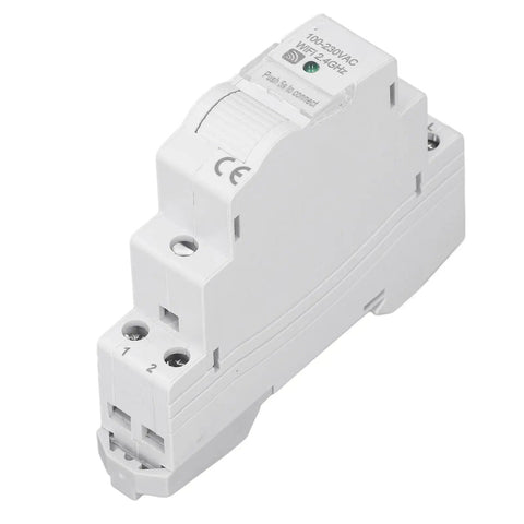 Smart Power Energy Meter Home Electricity Monitor Track Kwh Usage For High Load Appliances With Plug And Play App Control top view showing durable shell
