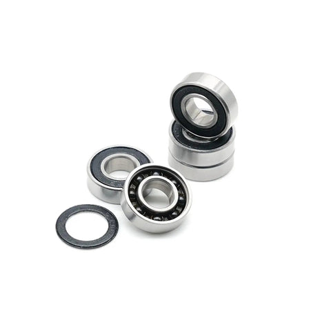 Dope 699RS Ceramic Hybrid Ball Bearings 9X20X6mm For High Speed Motors And Spindles Si3N4 Balls showing multi-angle view of 10 pack.