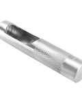 19mm Round Hollow Leather Punch Tool For Crafting Durable Carbon Steel Hollow Punch Cutter with knurled handle shown at angle