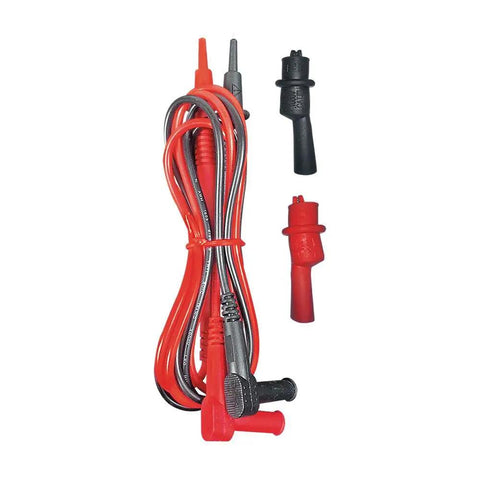 Replacement Test Lead Set, Right Angle Probes With Removable Alligator Clips, Universal Banana Inputs For Multimeters And Clamp Meters
