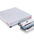Heavy Duty Low Profile Bench Scale With Rock Solid Precision And Top Shelf Multifunctional Design Featuring A Square Base And Killer 250 Pound Capacity For Shipping And Inventory Tracking, compact design with a digital display.