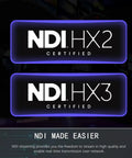 NDI HX2 and HX3 certified logos for AI Auto Tracking 6 Camera PTZ Live Streaming System With 20x Optical Zoom, NDI HX3 HX2 Ready