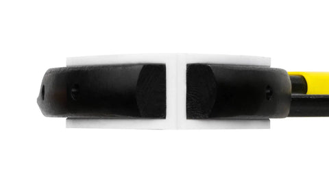 Close-up of water pump pliers with soft resin jaws and built-in spring 12 inch adjustable pliers for 22 to 70 mm diameter