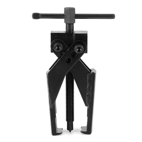 2 Claw Bearing Puller Set With Screw Rod For Auto Mechanics Pro Grade Bearing Separator Tool Pack in black steel