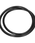 Round Rubber Motor Belts 5mm Diameter 5 Pack Transmission Drive Belts For Industrial Mechanical Equipment shown in close-up