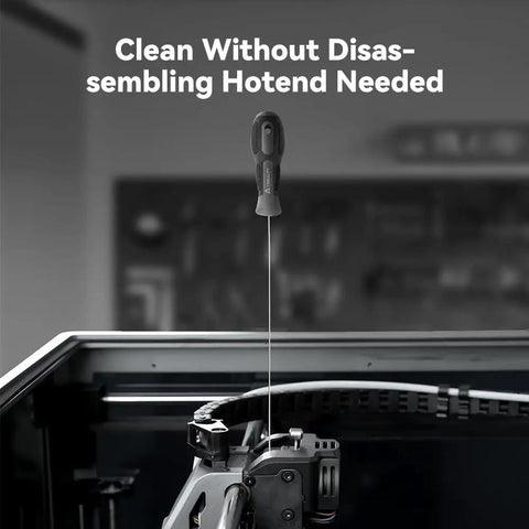 Knock Out Stubborn Clogs Fast With This Go To 3D Printer Nozzle Cleaner For 1.75mm Extruders Sporting A Plush Rubber Grip And Effortless Poke Action That Helps You Sidestep Painful Hotend Tear Downs While Keeping Daily Prints Running Sweet And Steady