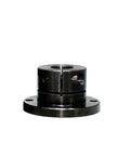 Husky Built Flange Bearing Housing With Slit Shaft For Buttery Smooth Linear Motion Easy Bolt On Install supporting 8 Through 25 Mm Shafts.