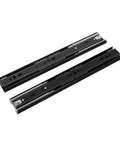 Set Of 2 Dope Quiet Drawer Slides For 8 To 20 Inch Drawers, 45mm Track Width, Three-Section Rail System, Smooth Glide And Silent Close Hardware