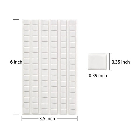 Adhesive Poster Putty 96 Pack Non Toxic Sticky Mounting Putty Reusable And Removable Wall Safe Tack Putty For Hanging Pics Posters Notes Art And Kids Crafts White, 96 white blocks, 6 x 3.5 inch sheet