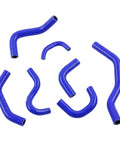 Top Notch Low Pressure Fuel Line Kit For 2012 to 2016 Duramax Chevy GMC Trucks Replaces OEM Part Numbers Silicone Hose Upgrades, blue silicone hoses