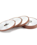 125Mm Diamond Grinding Wheel For Angle Grinder Parallel Disc For Metal Tungsten Steel Milling Cutter Tool, stack of four wheels