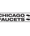 Chicago Faucets logo featuring stylized water waves.