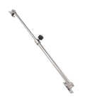 Aoaoy stainless steel hatch lid stay support, 248-432mm, marine grade 316, side view with sliding lock and brackets