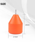 Foam Arrow Tips Set For Archery Practice With EVA Foam Material, size 2.8 inch x 2.1 inch, aluminum screw for standard arrows.