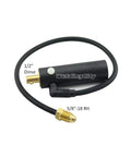 200 Amp TIG Welding Torch WP-26F air cooled package Dinse 35-50 solid pin adapter with separate gas line detail